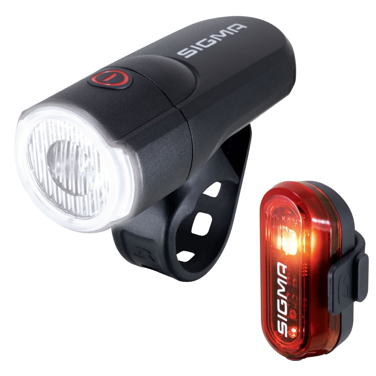 SIGMA AURA 30 Lamp Set Svart/ Röd