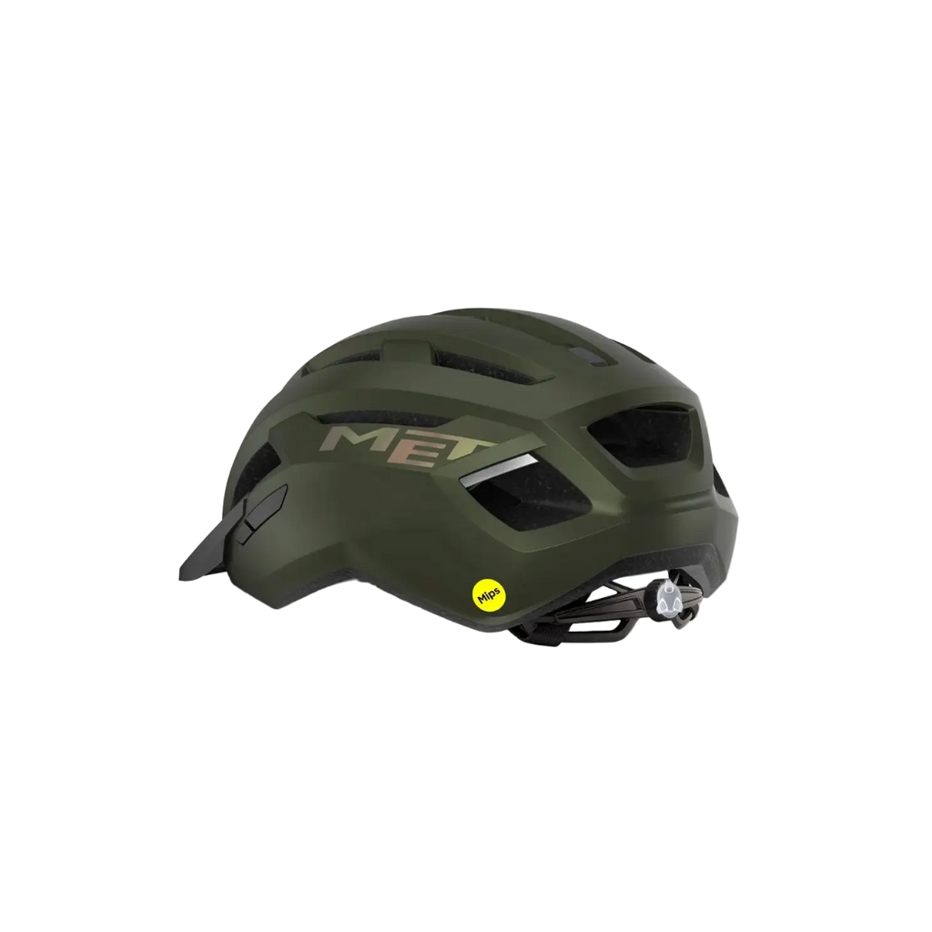 MET Helmet Allroad MIPS Olive Iridescent/Matt