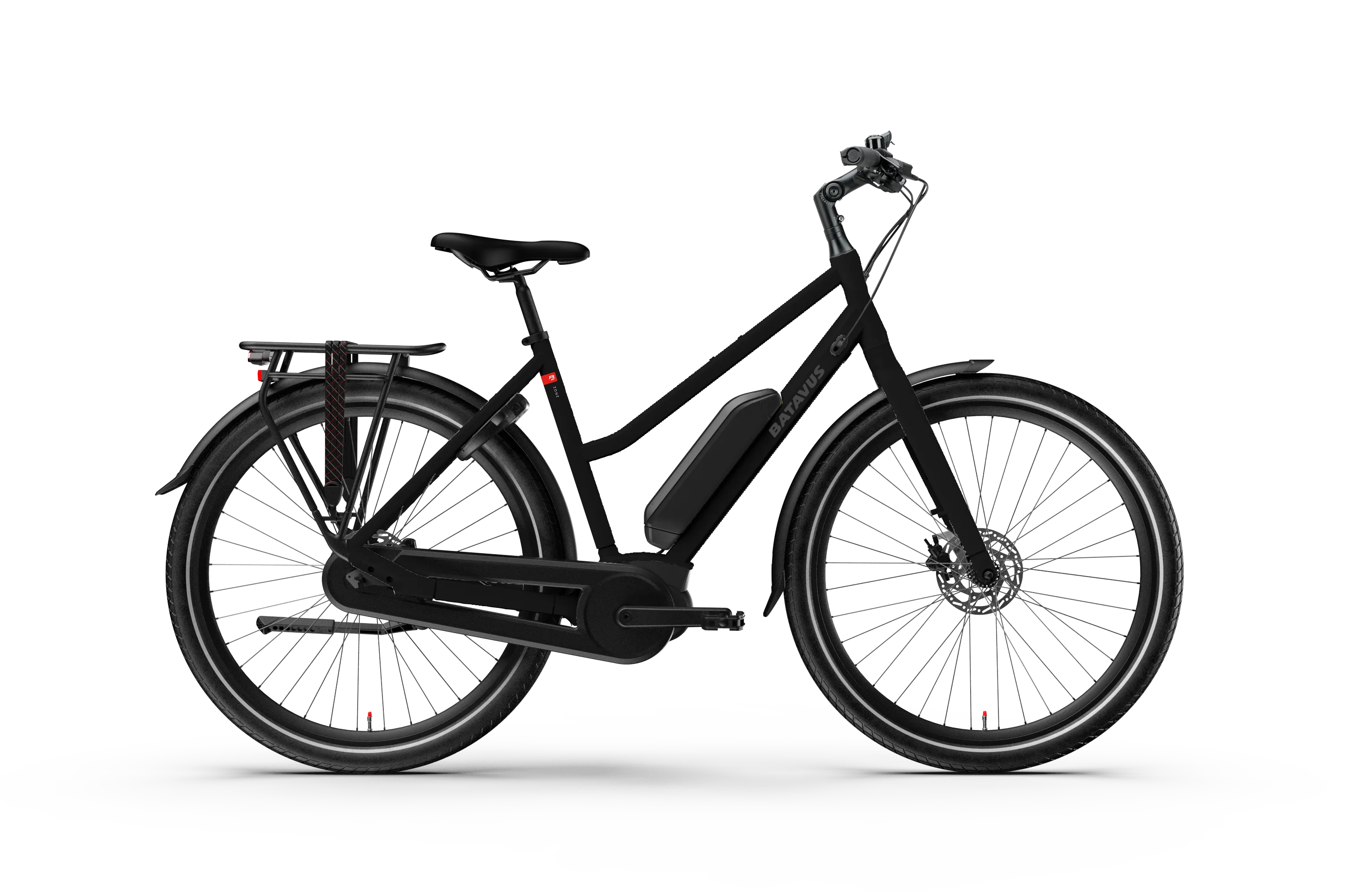 Batavus razer svart, cykel med lågt insteg