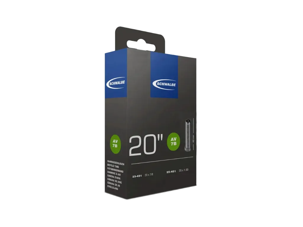 SCHWALBE AV7B 20" 23-25x451 Schrader 40 mm
