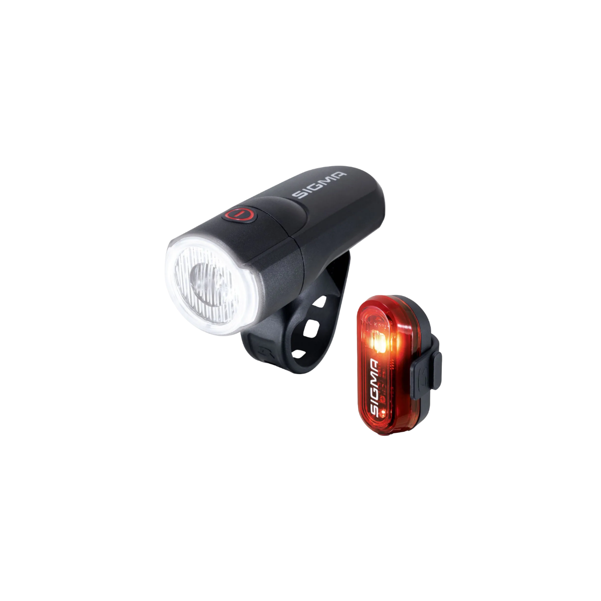 SIGMA AURA 30 Lamp Set Svart/ Röd