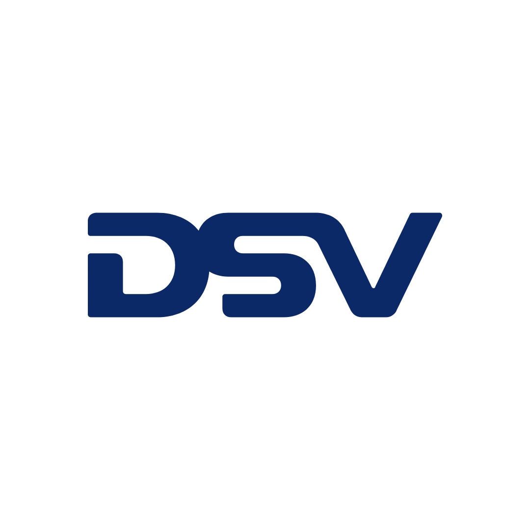 DSV leverans logo blue