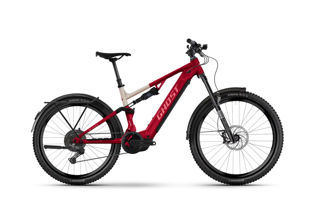 Ghost E-ASX Essential EQ röd el-mountainbike