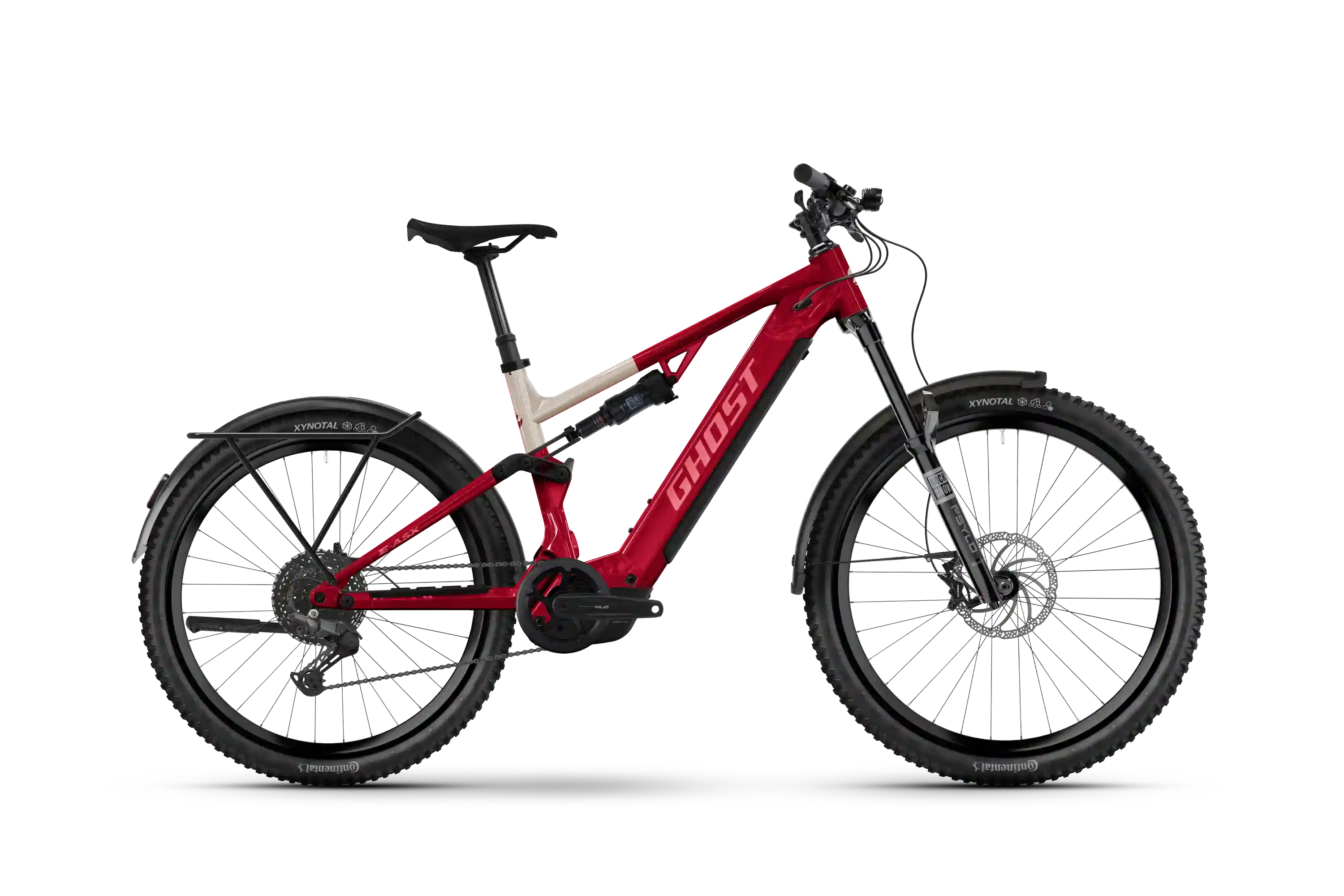 Ghost E-ASX Essential EQ röd el-mountainbike