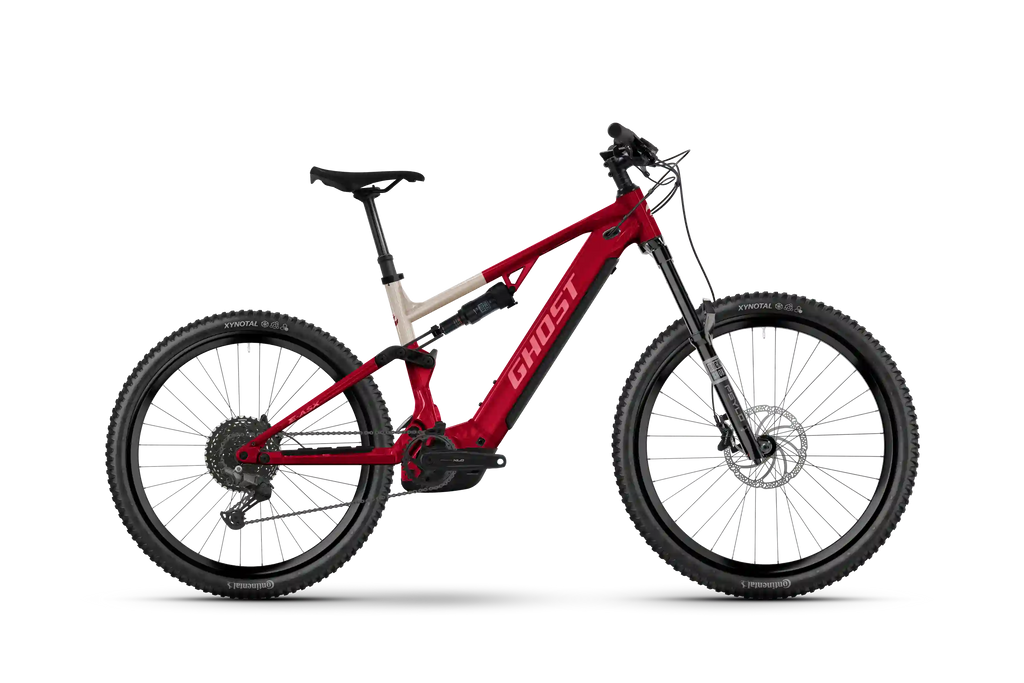 Ghost E-ASX Essential röd el-mountainbike