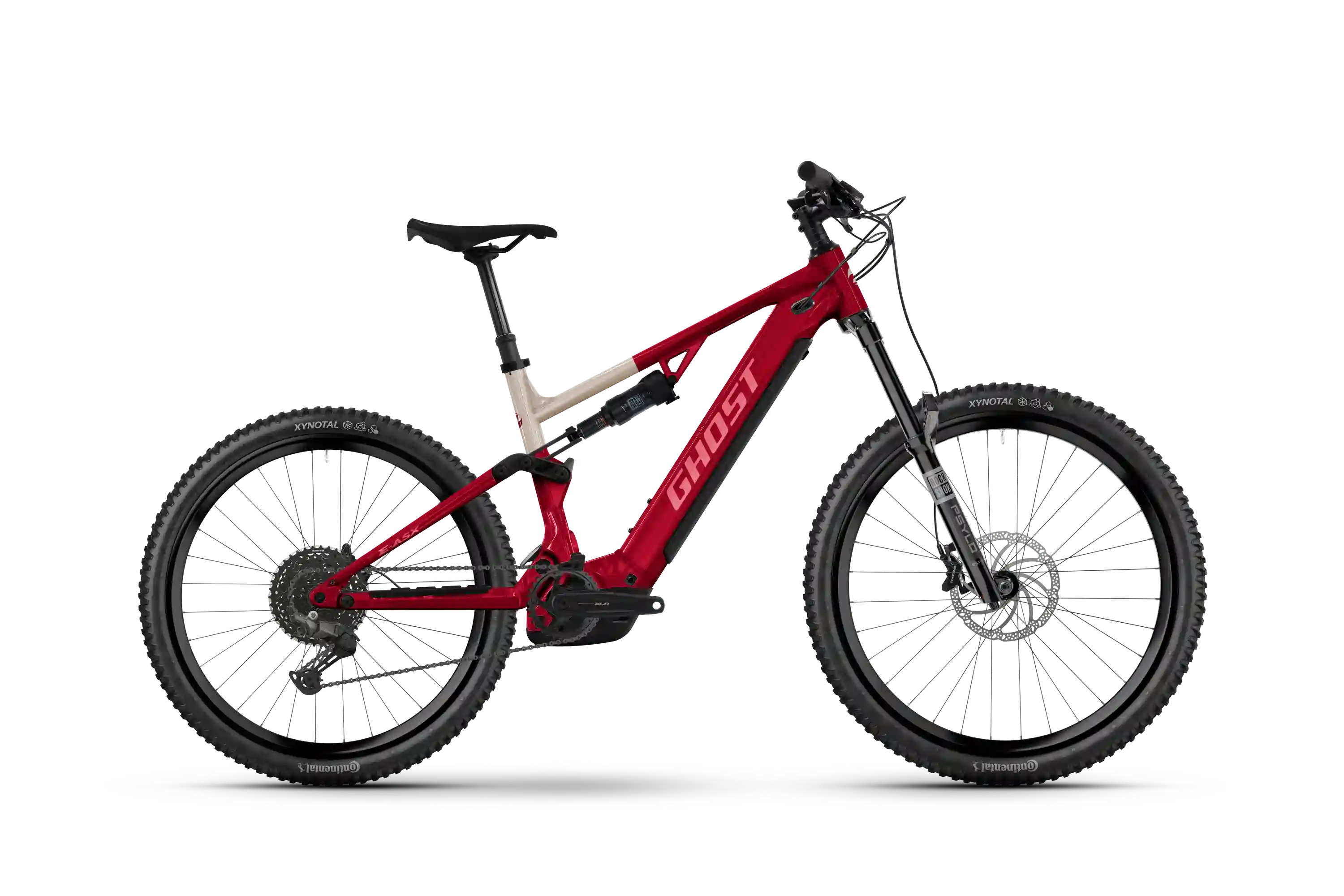 Ghost E-ASX Essential röd el-mountainbike