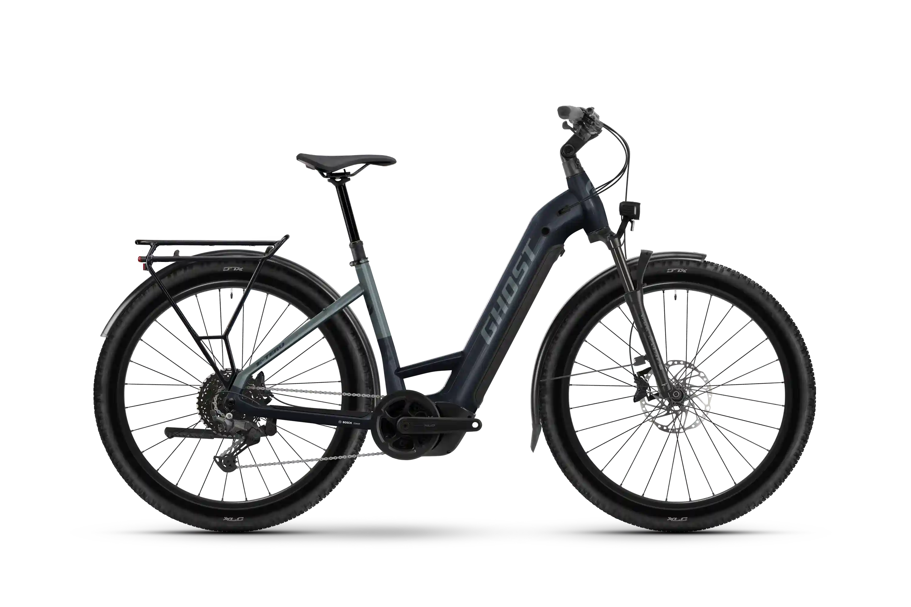 Ghost e-teru universal eq low grå elcykel hybrid