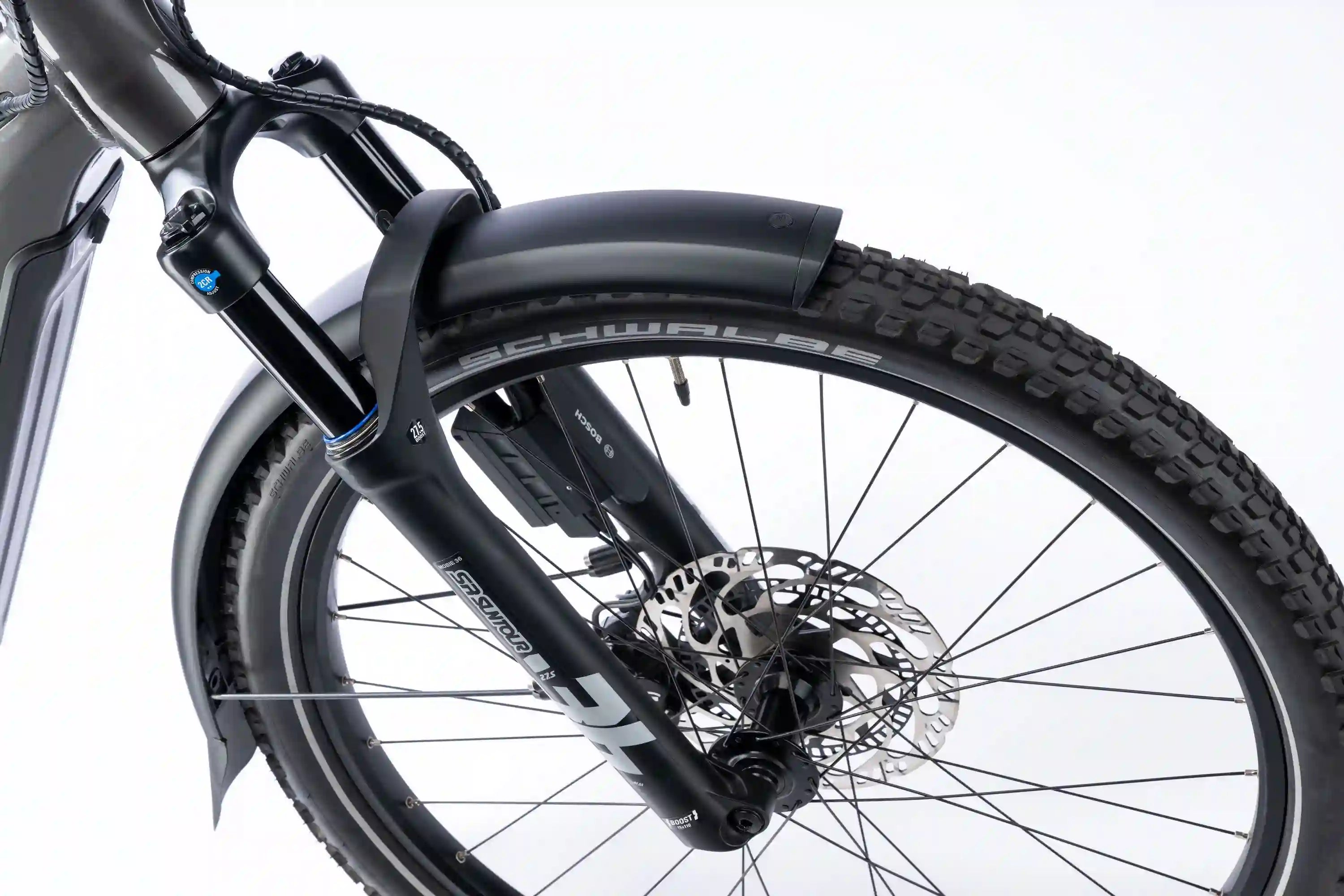 Haibike adventr 11 abs, Suntour framgaffel