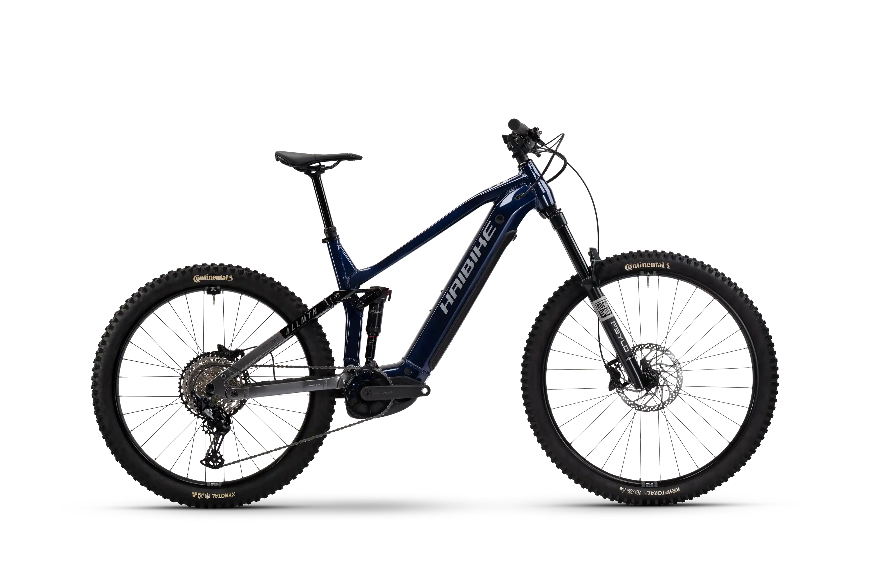 Haibike allmtn 6 blå el-mountainbike