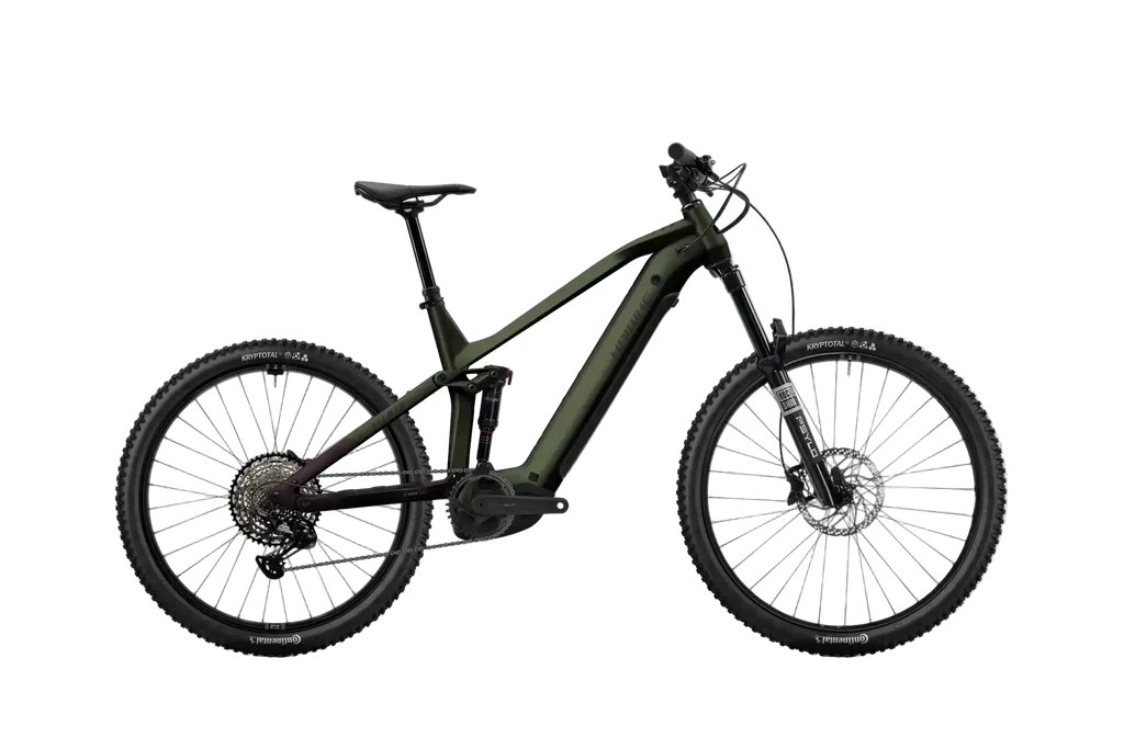 Haibike allmtn 6 grön el-mountainbike