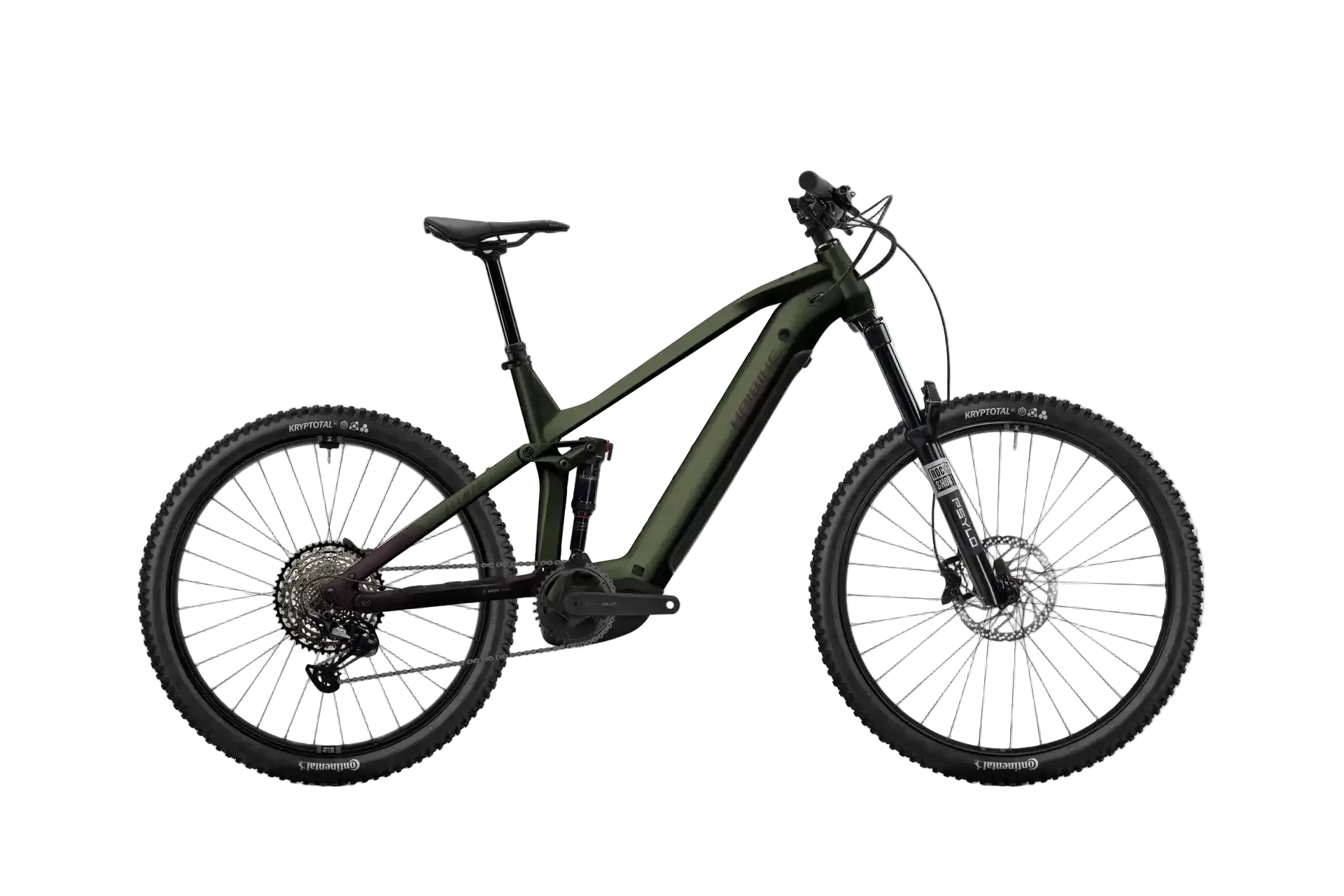 Haibike allmtn 6 grön el-mountainbike