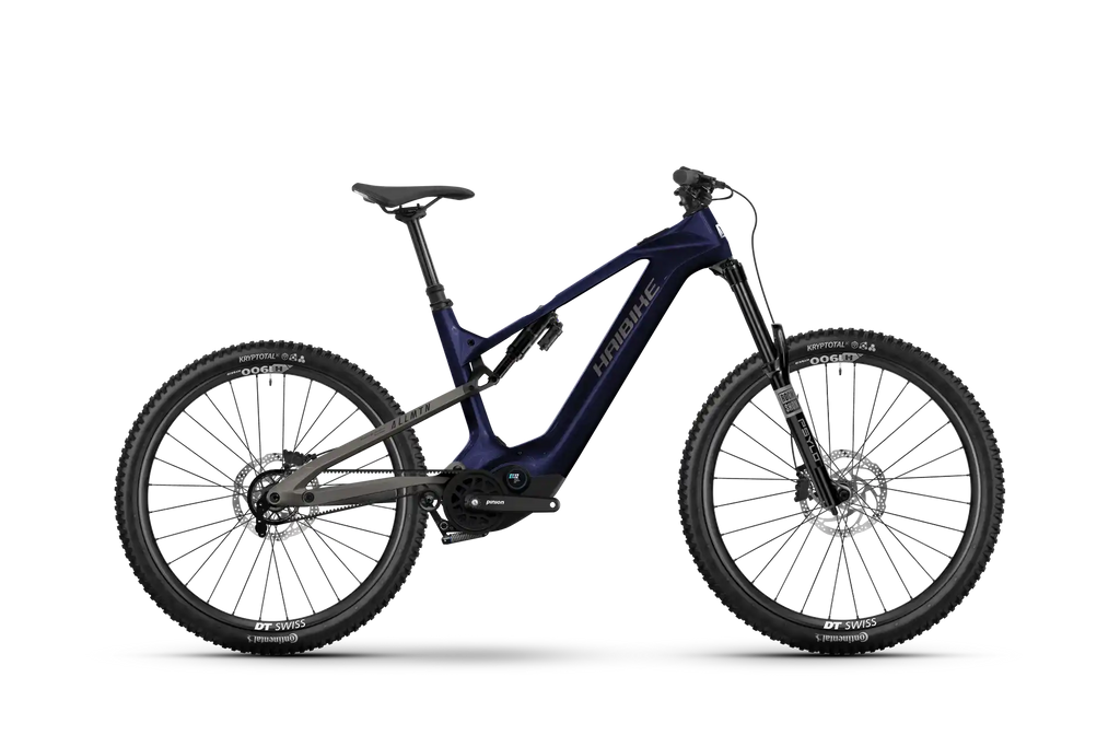 Haibike allmtn cf 10 blå el-mountainbike