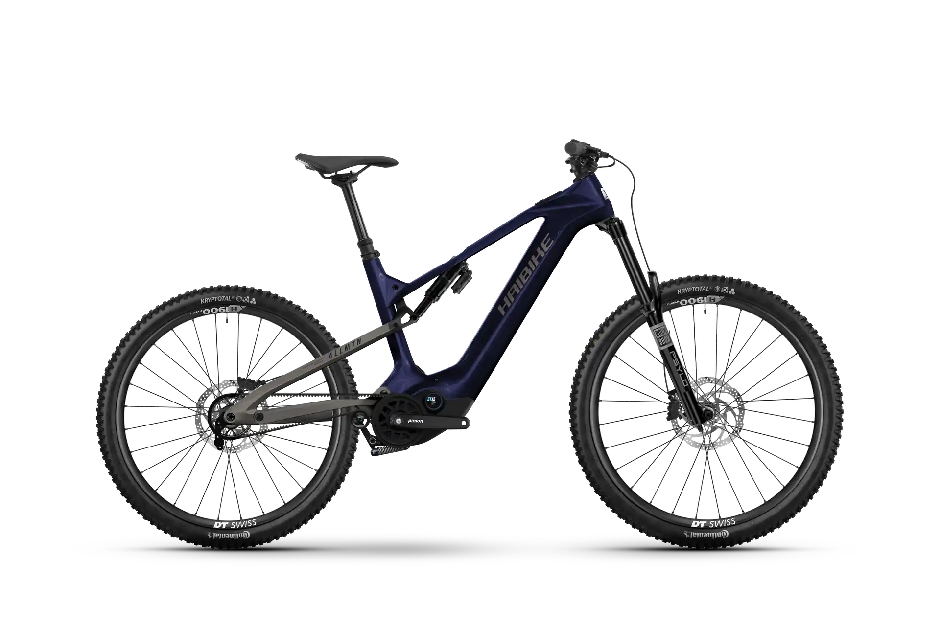 Haibike allmtn cf 10 blå el-mountainbike