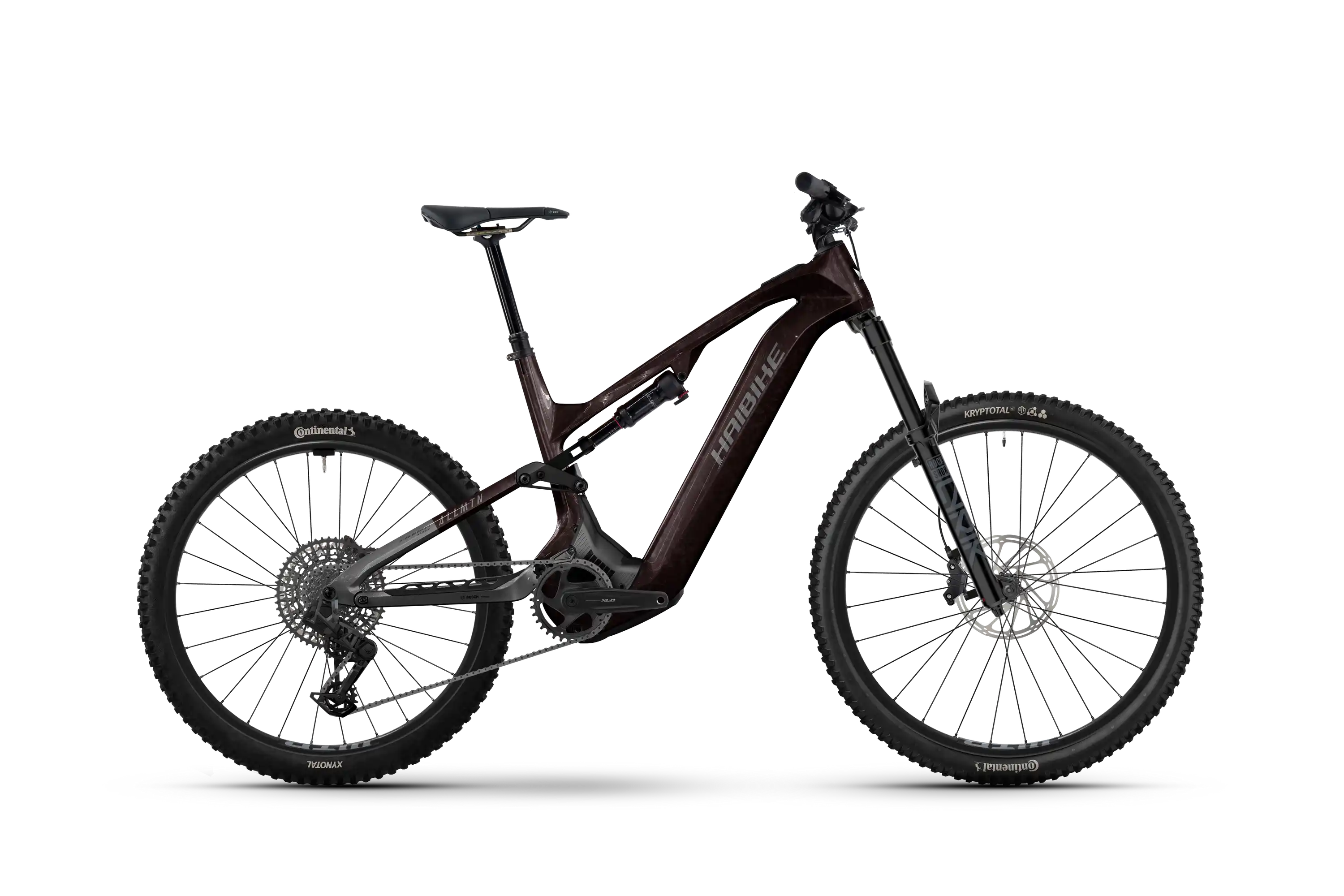 Haibike allmtn cf 9 svart el-mountainbike
