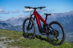 Haibike allmtn cf 9.5 abs el-mtb från sidan