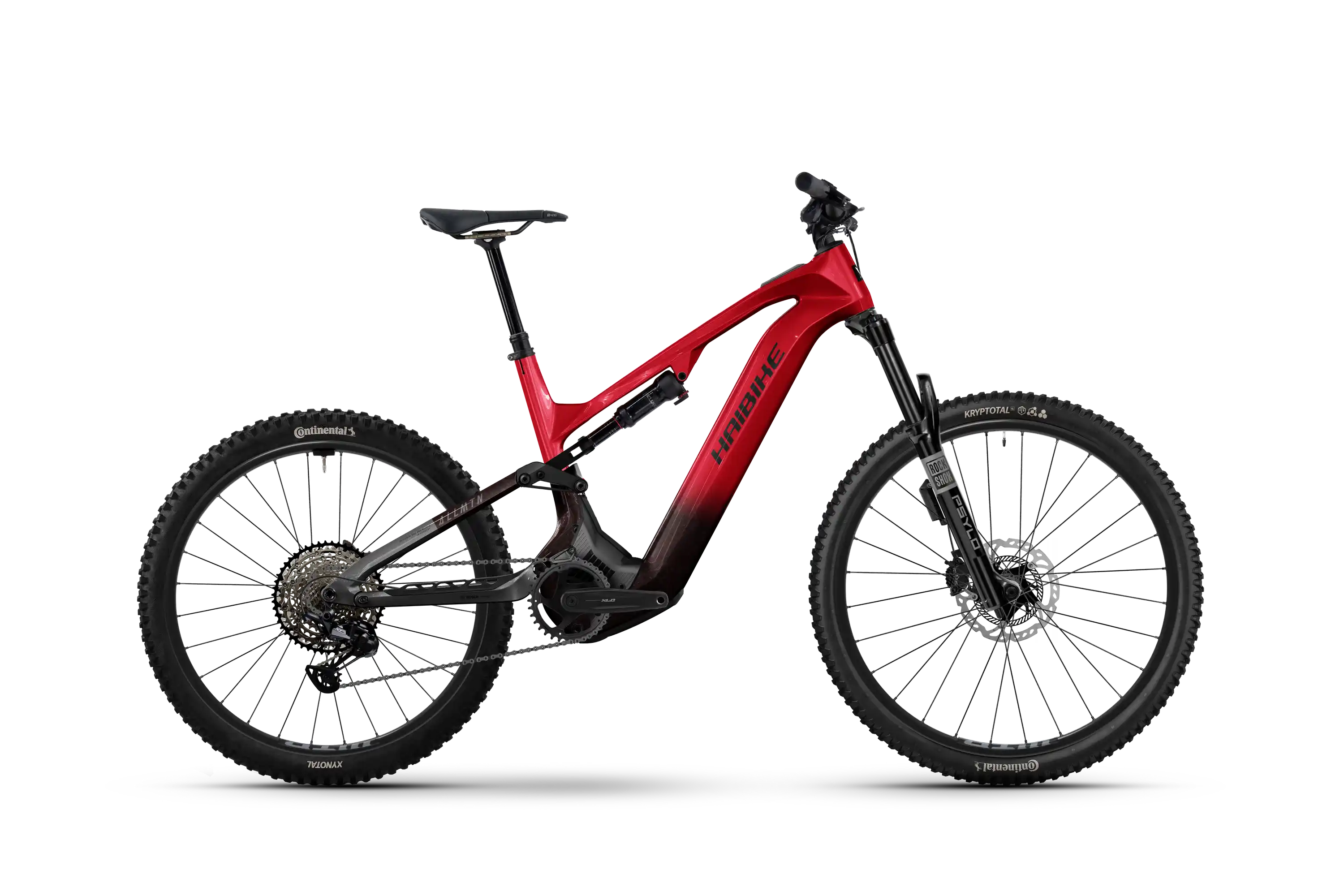 Haibike allmtn cf 9.5 abs röd el-mountainbike