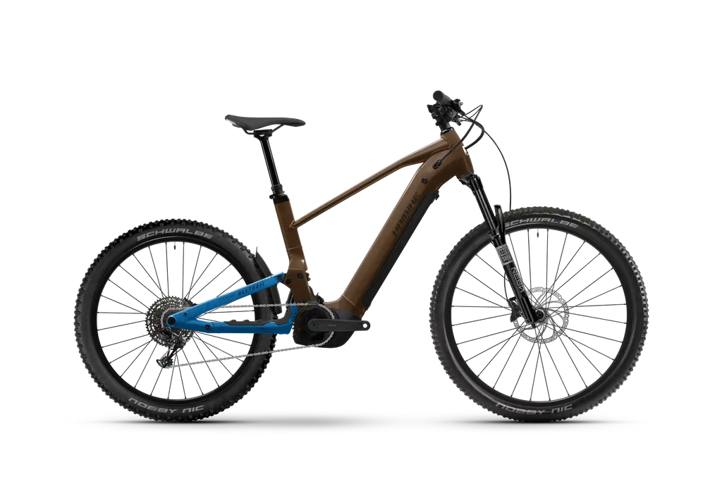 Haibike alltrail 6 brun el-mountainbike