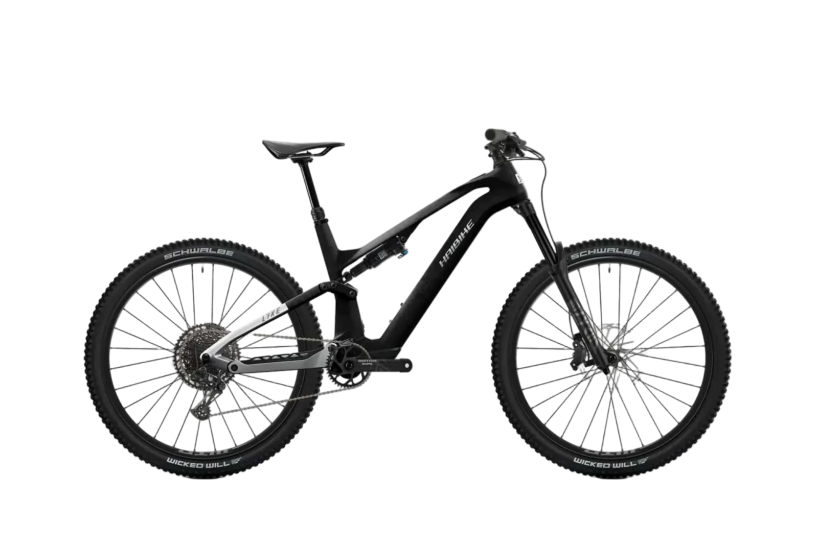 Haibike lyke cf 10 grå el-mountainbike