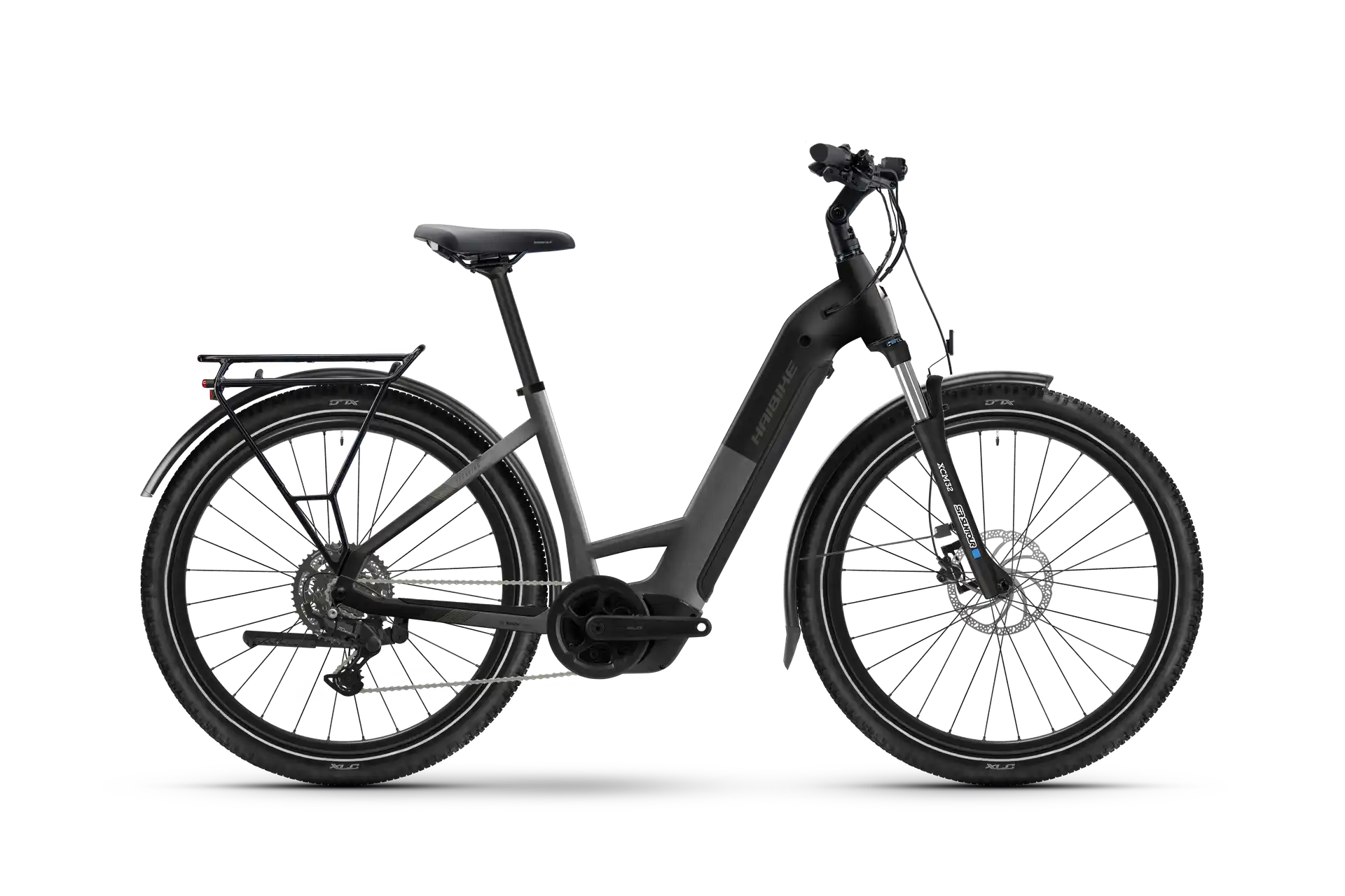 Haibike trekking 3 svart elcykel hybrid