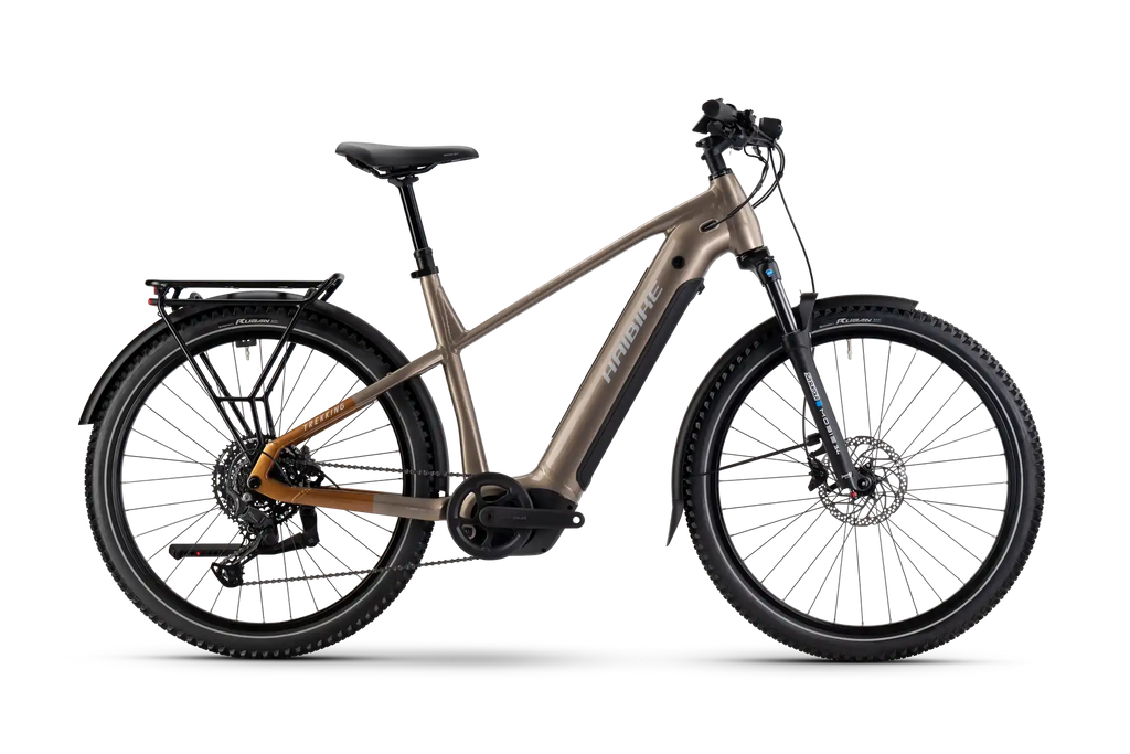 Haibike trekking 6.5 guld elcykel hybrid