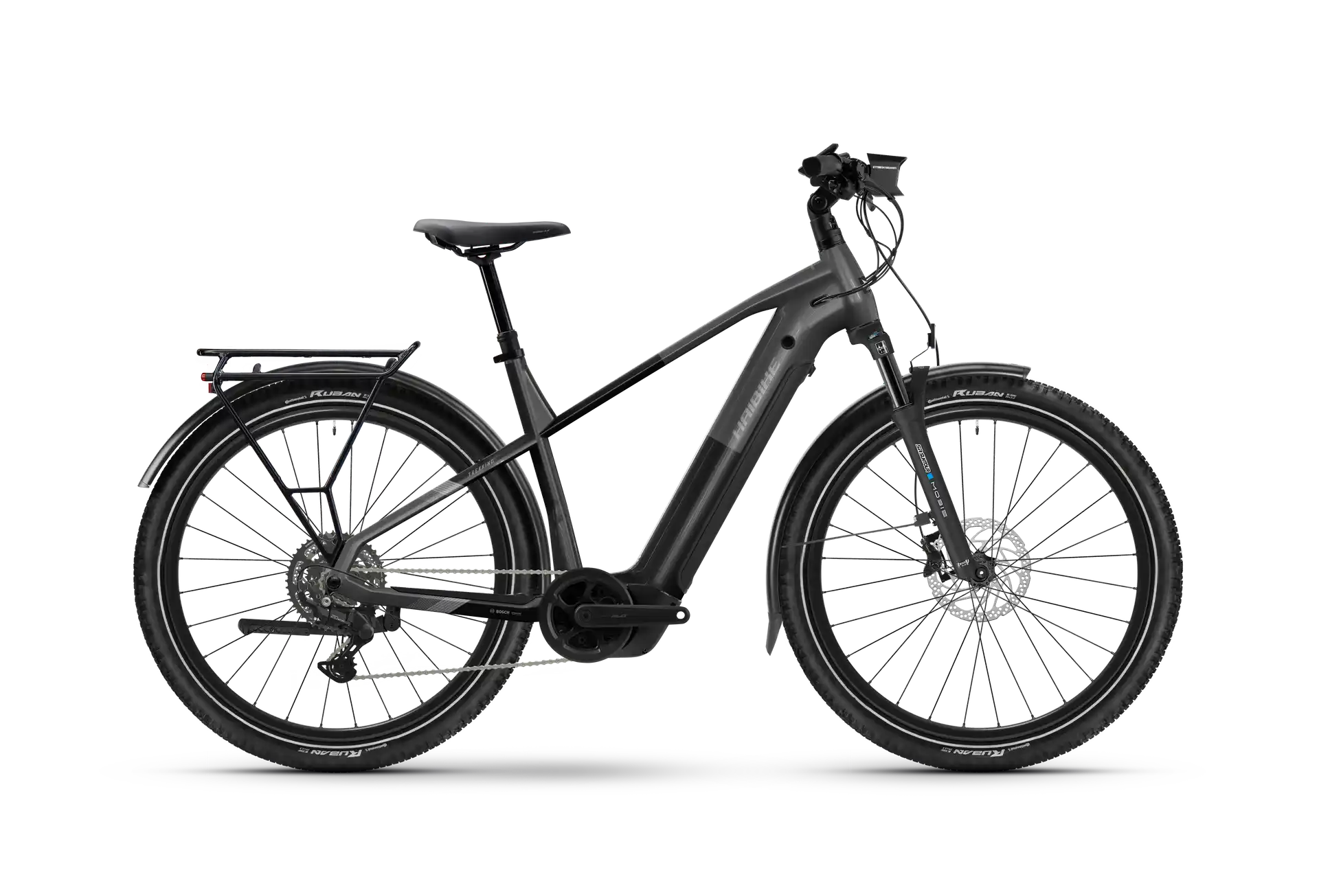 Haibike trekking 6.5 svart elcykel hybrid
