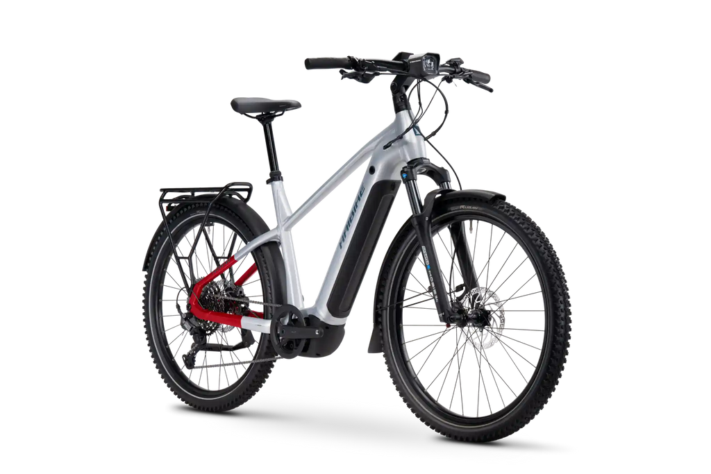 Haibike trekking 7 elcykel hybrid från sidan