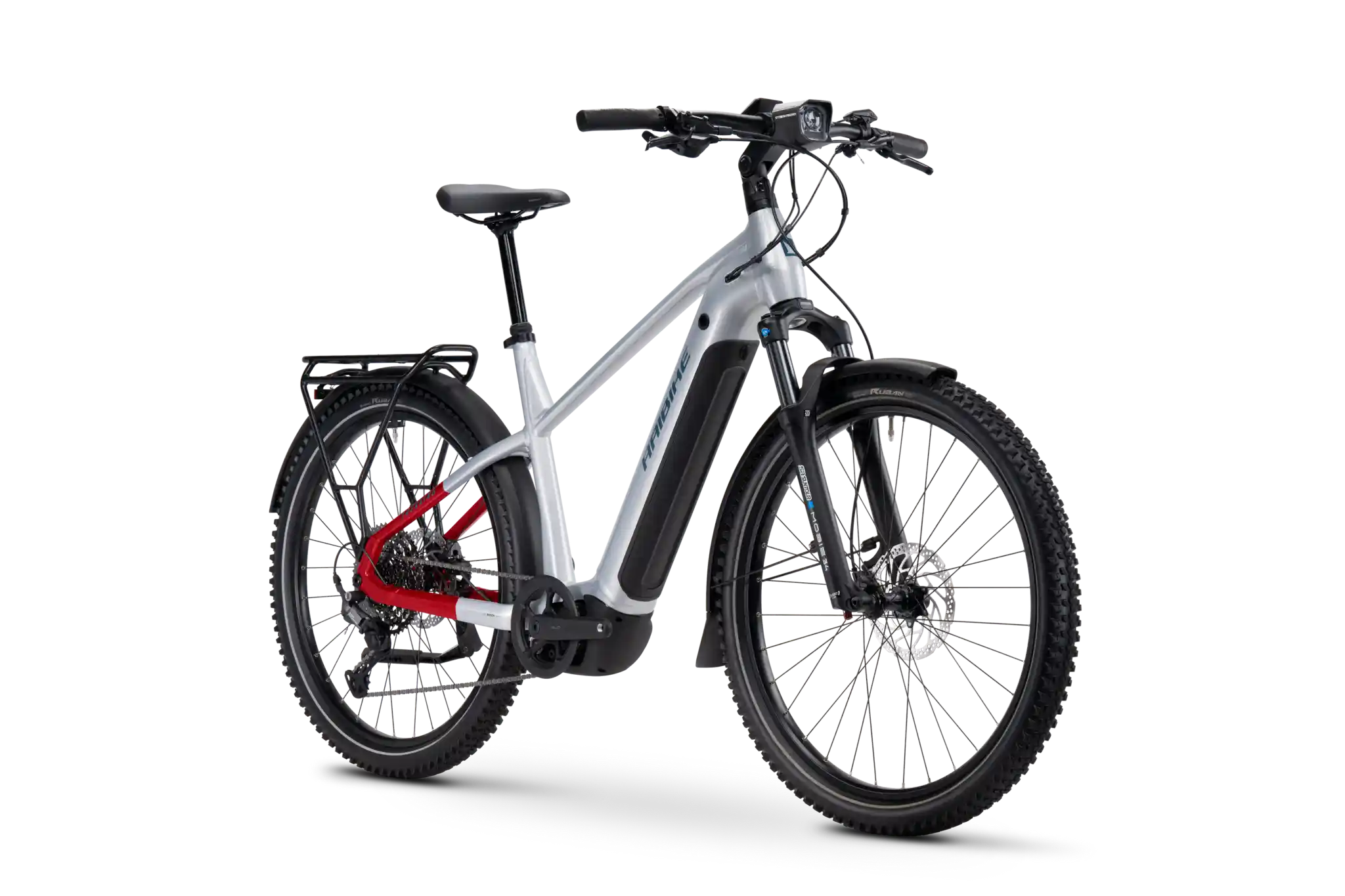 Haibike trekking 7 elcykel hybrid från sidan