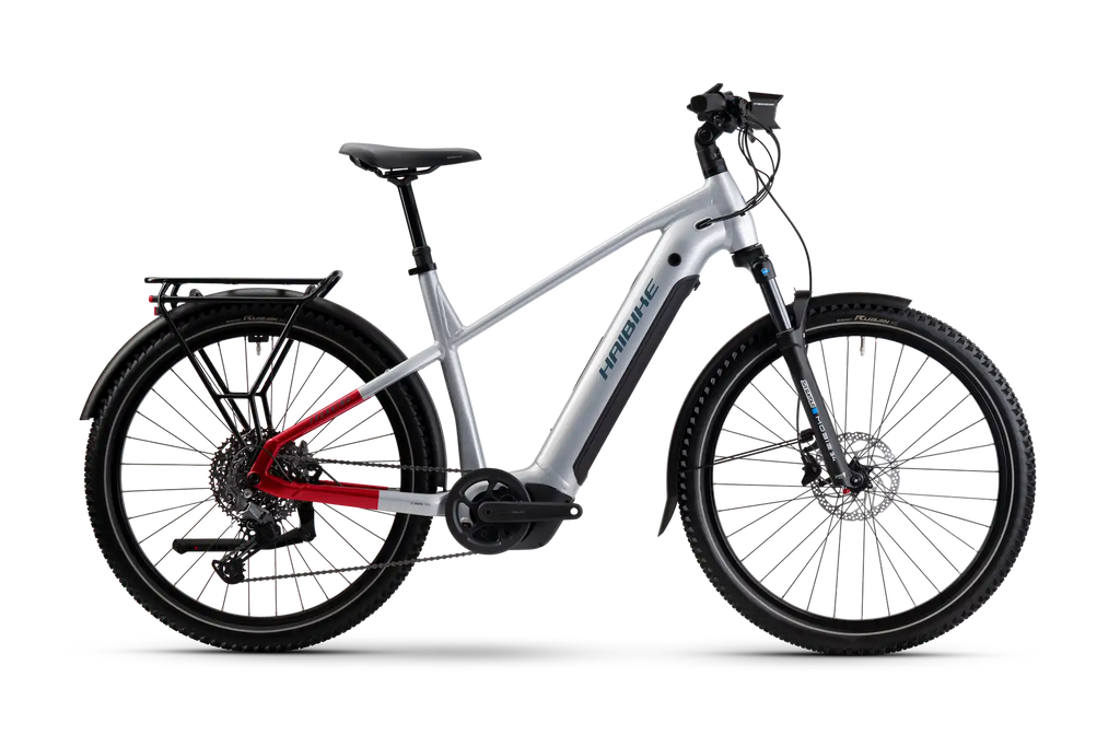 Haibike trekking 7 grå elcykel hybrid