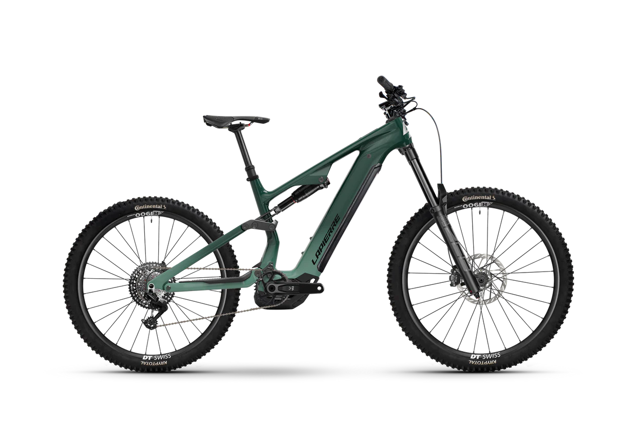Lapierre overvolt AM CF 6.8 heldämpad el-mtb grön