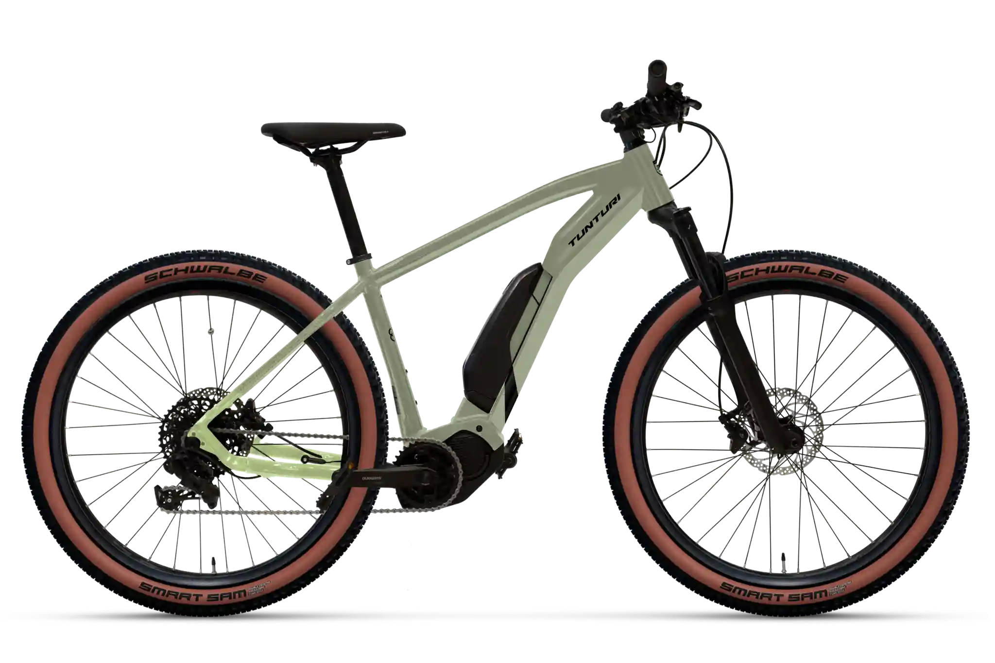 Tunturi Räme grön el-mountainbike